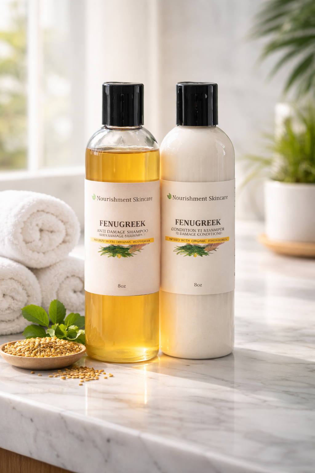 Fenugreek Shampoo + Conditioner Set
